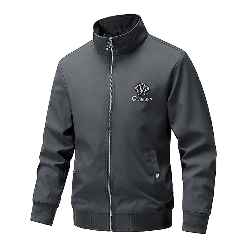 

Мужская ветрозащитная куртка для активного отдыха, новая весенняя тонкая повседневная свободная куртка для альпинизма и кемпинга, классическая однотонная тактическая куртка