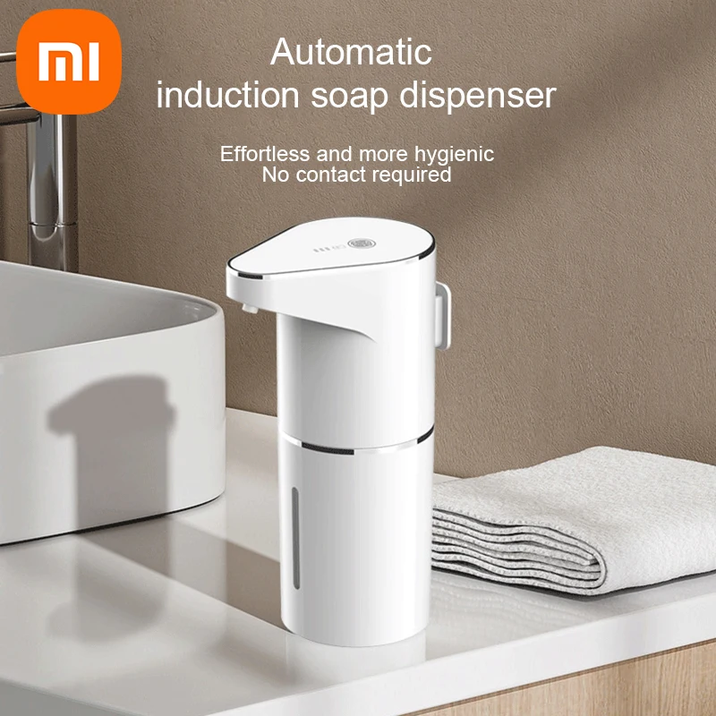 Xiaomi Intelligent Sensor Multi-Speed Contact-Free Wall-Mounted Vertical Hand Sanitizer Bubble Machine USB Charge Soap Dispenser