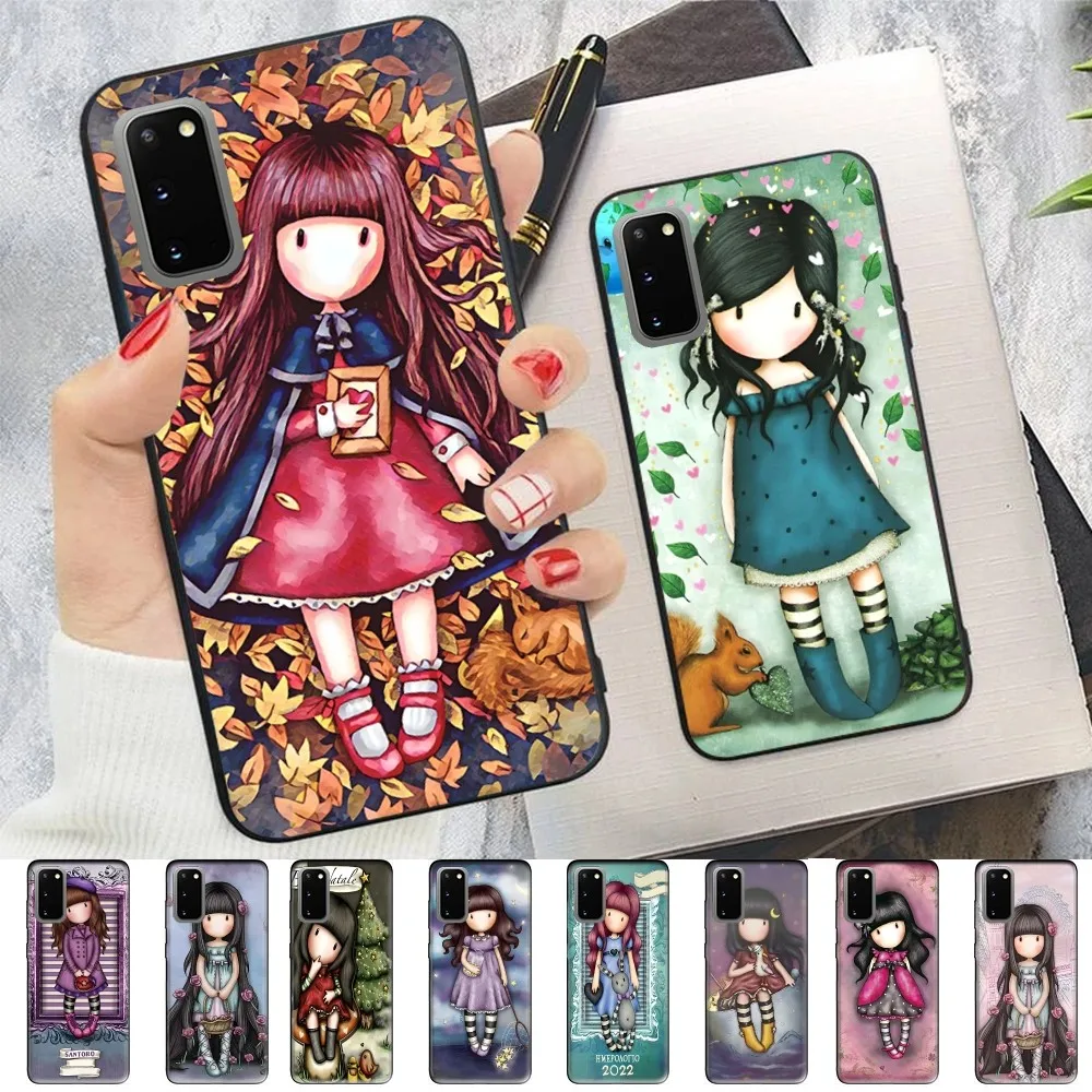 Casing ponsel Santoro g-gorjuss Jepang untuk Samsung S 9 10 20 21 22 23 30 23plus lite Ultra FE S10lite Fundas