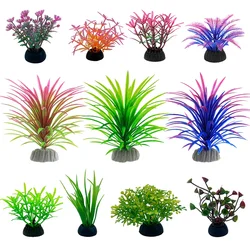 Aquarium Decorative Simulation PVC Artificial Leaves Plant Environmental Protection Materials Aquarium Decorative Accessories