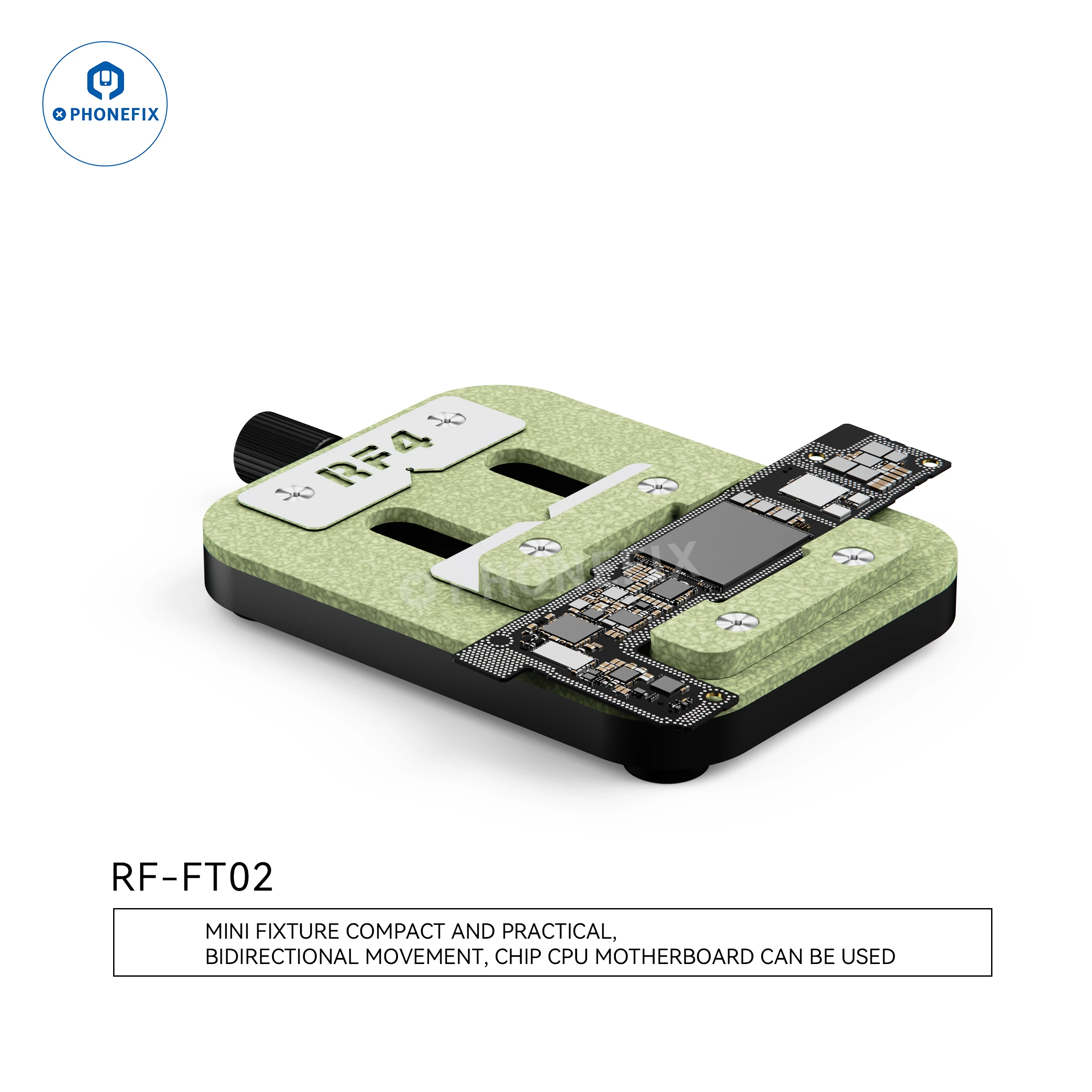 RF4 FT02 Universal Precision Mainboard Fixture PCB Suspension Design IC Chip Repair Soldering Bidirectional Adjustable Clamp