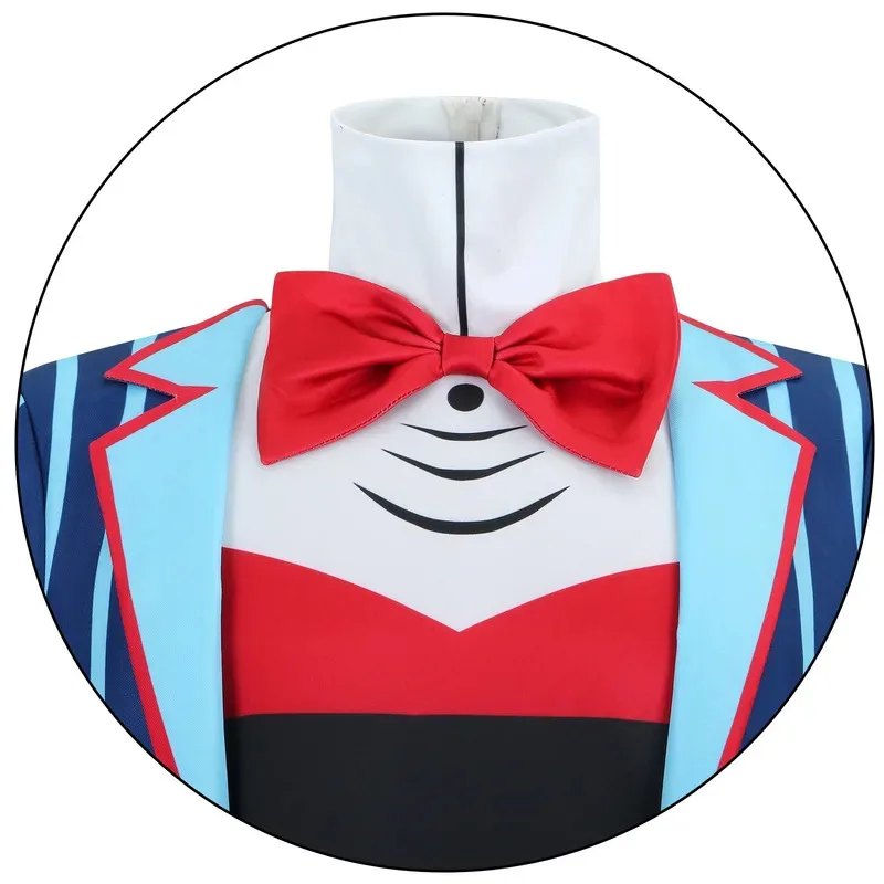 

Az15Hazbin Hotel Vox Косплей Костюм Униформа Экипировка Хэллоуин Карнавальные Рождественские Костюмы Синий Красный Костюм Аниме Полный