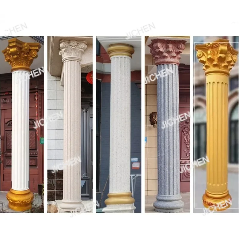 

JCT Европейская вилла Ворота Римская колонна Форма Балкон Столб Цементная форма АБС-пластик Строительный шаблон Украшение сада Открытый мод
