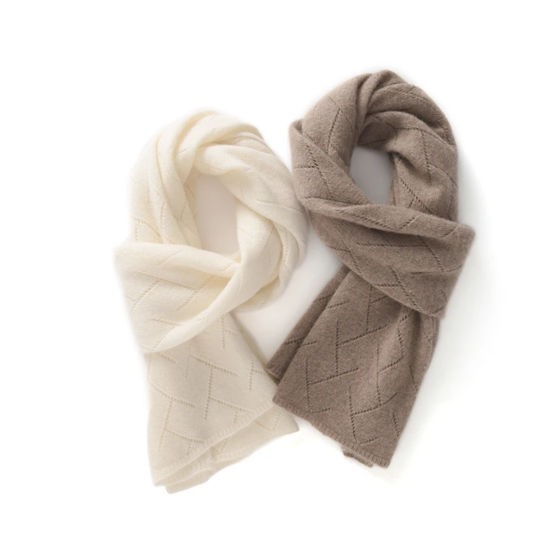 High Quality Women's Cashmere Scarf Shawl Winter New Cashmere Knitted Scarves Women /Men Fashion Warm Solid Color Shawl 167*30