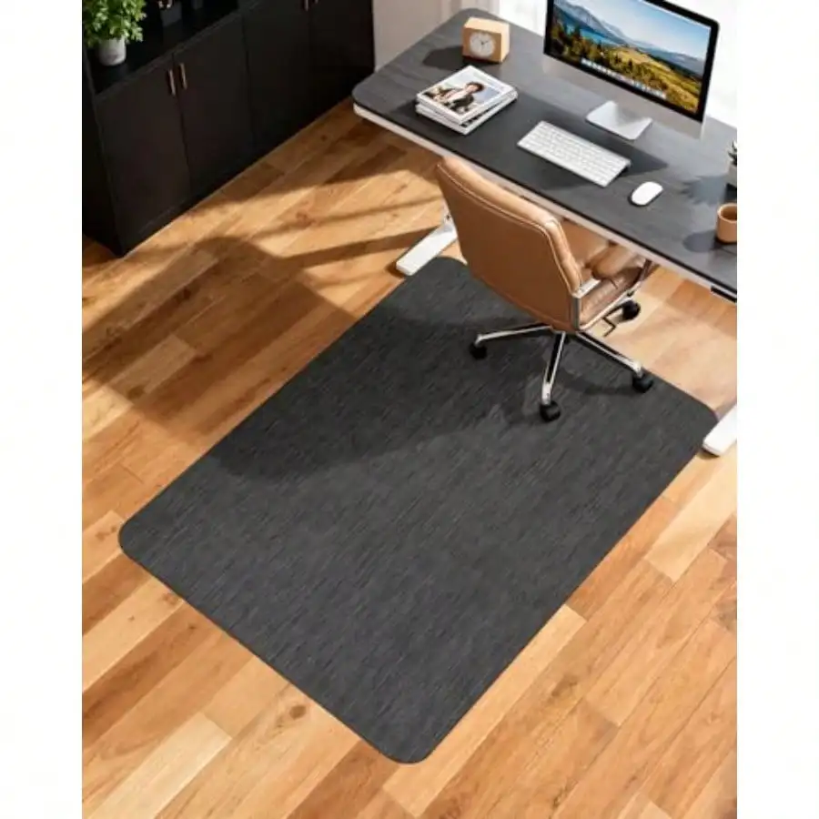 

Office Chair Mat for Hardwood Floor 35.4" x 47.2" Non-Slip Desk Computer Chair Mat PVC Floor Mat for Rolling Chair Heavy Duty