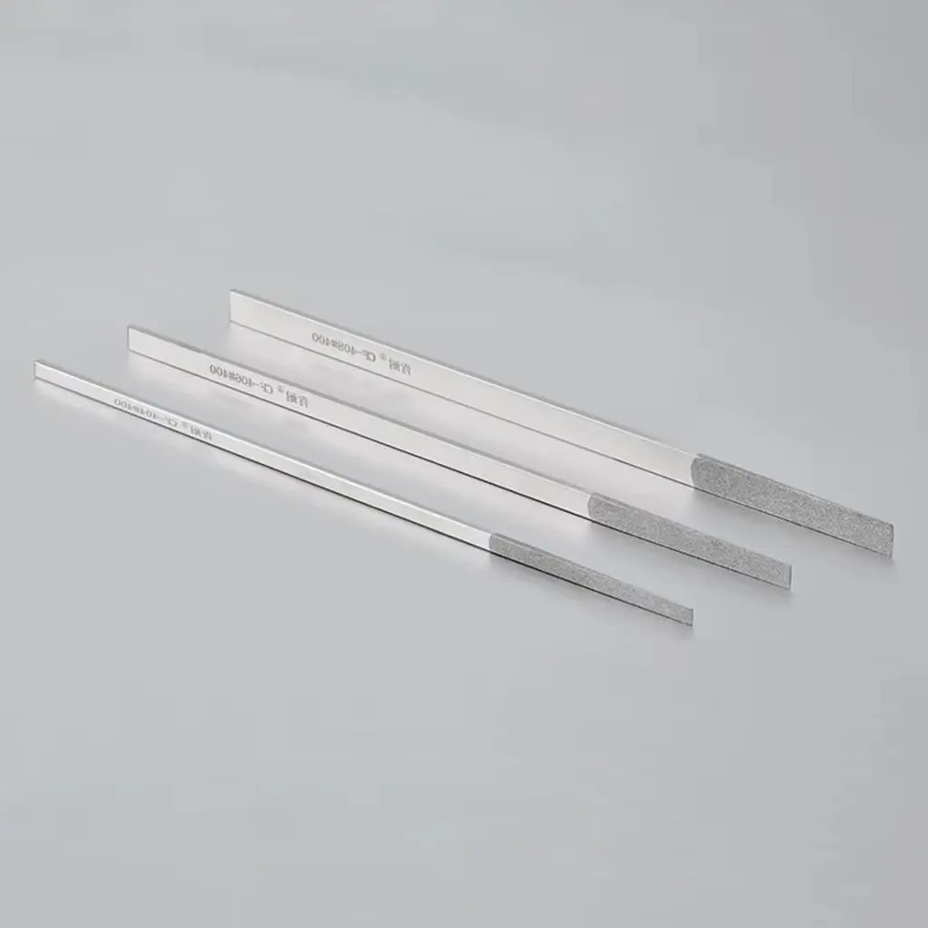 CF-400 Lime diamantate oblique piatte ultra sottili 12 pezzi / set per molatura di stampi per rifilatura utensili manuali fai da te 180mm 150 #   200 #   400 #   Grana