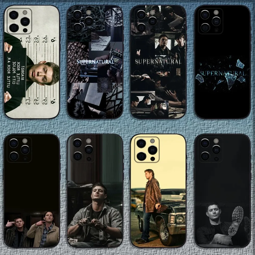 Dean Winchester S-Supernaturals Phone Case For iPhone 16,15,14,13,12,11,Pro,X,XS,Max,XR,Plus,Mini Soft Black Cover