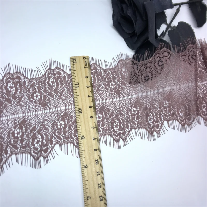 Eyelash Lace Trim Chantilly Ribbon Lace Edge Lace Appliques For Garment Sewing Crafts Clothing Lingerie Needle Work