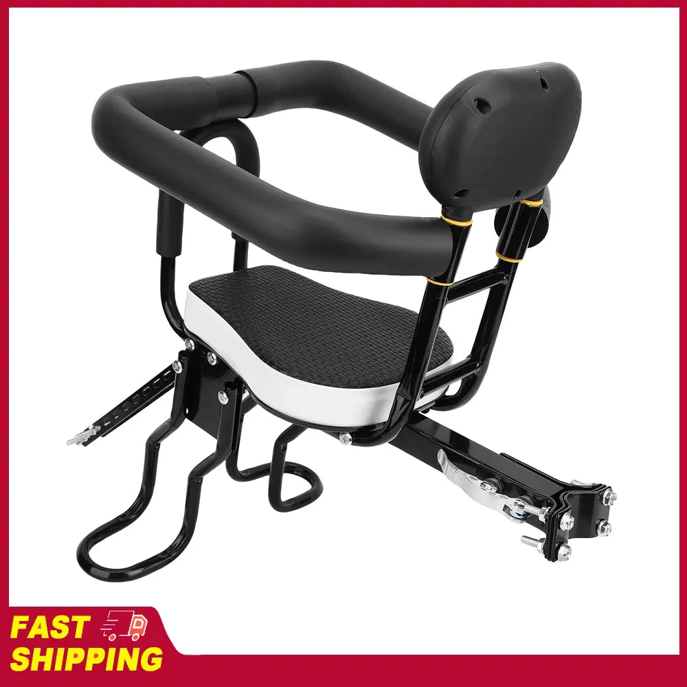 

Детское велокресло для электровелосипедов и горных велосипедов, портативное, с утолщенным губчатым сиденьем, нагрузка до 80 кг, для различных моделей, переднее крепление