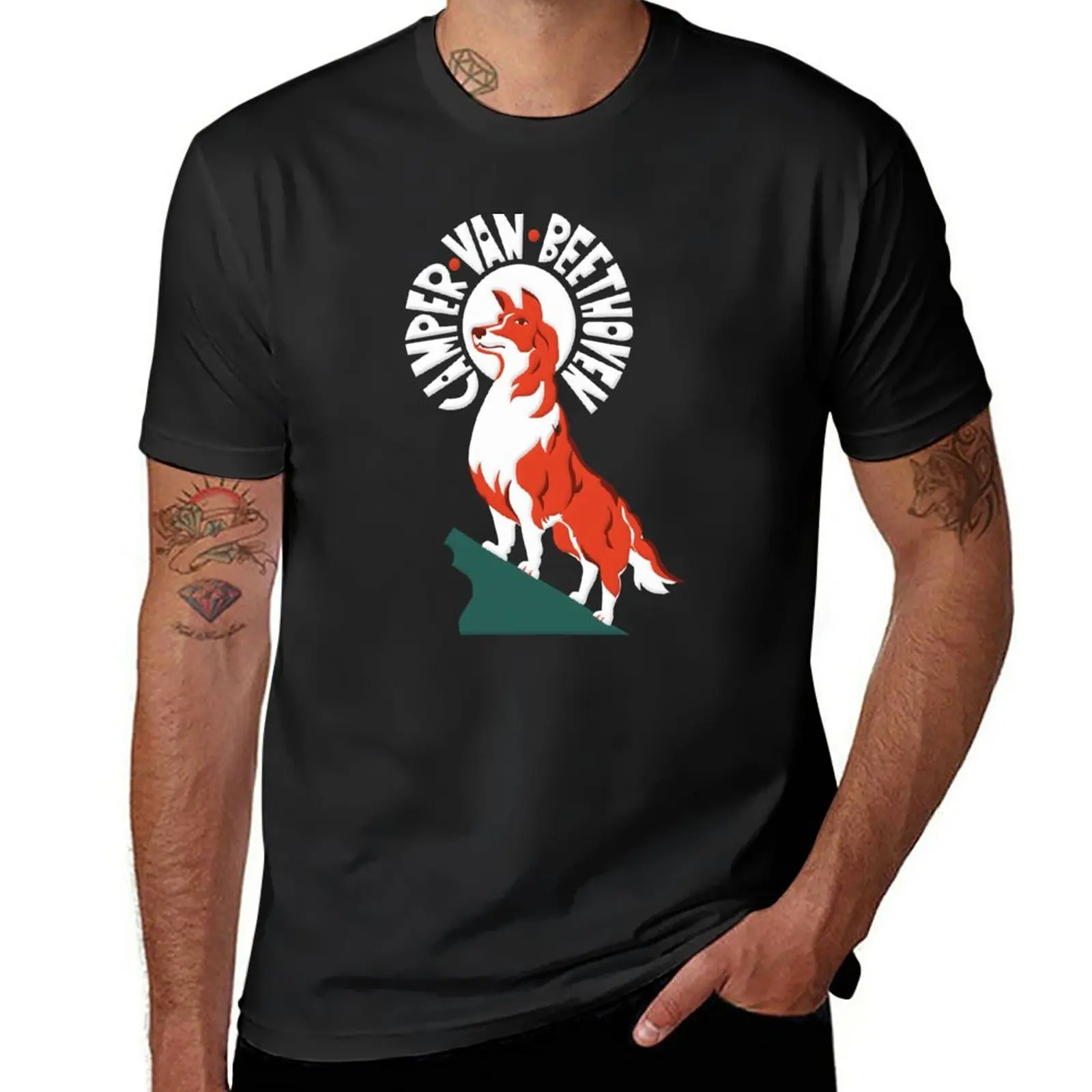 

New Camper Beethoven Dog T-Shirt boys t shirts custom t shirt mens plain t shirts