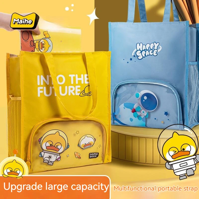 Handheld Multi-layer Multifunctional Large Capacity Student And Child Tutoring Stationery Storage Handbag