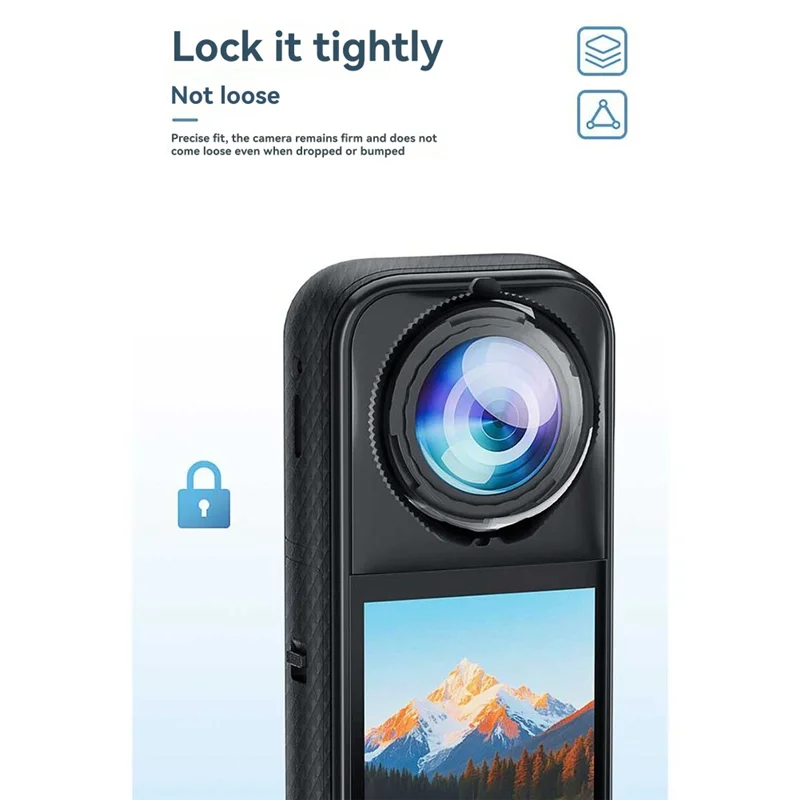 

Stylish-Suitable For Insta360 X5 Lens Protector, Rotating Scratch Resistant Panoramic Motion Camera Lens Film Accessory