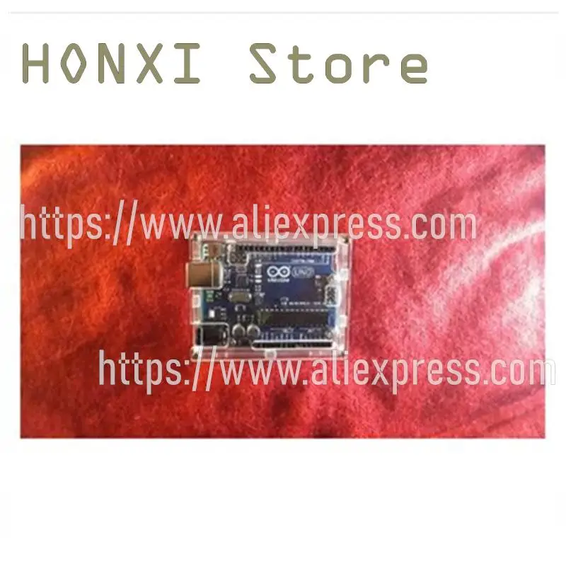 Carcasa de acrílico transparente, placa de desarrollo, 2 piezas, UNO R3