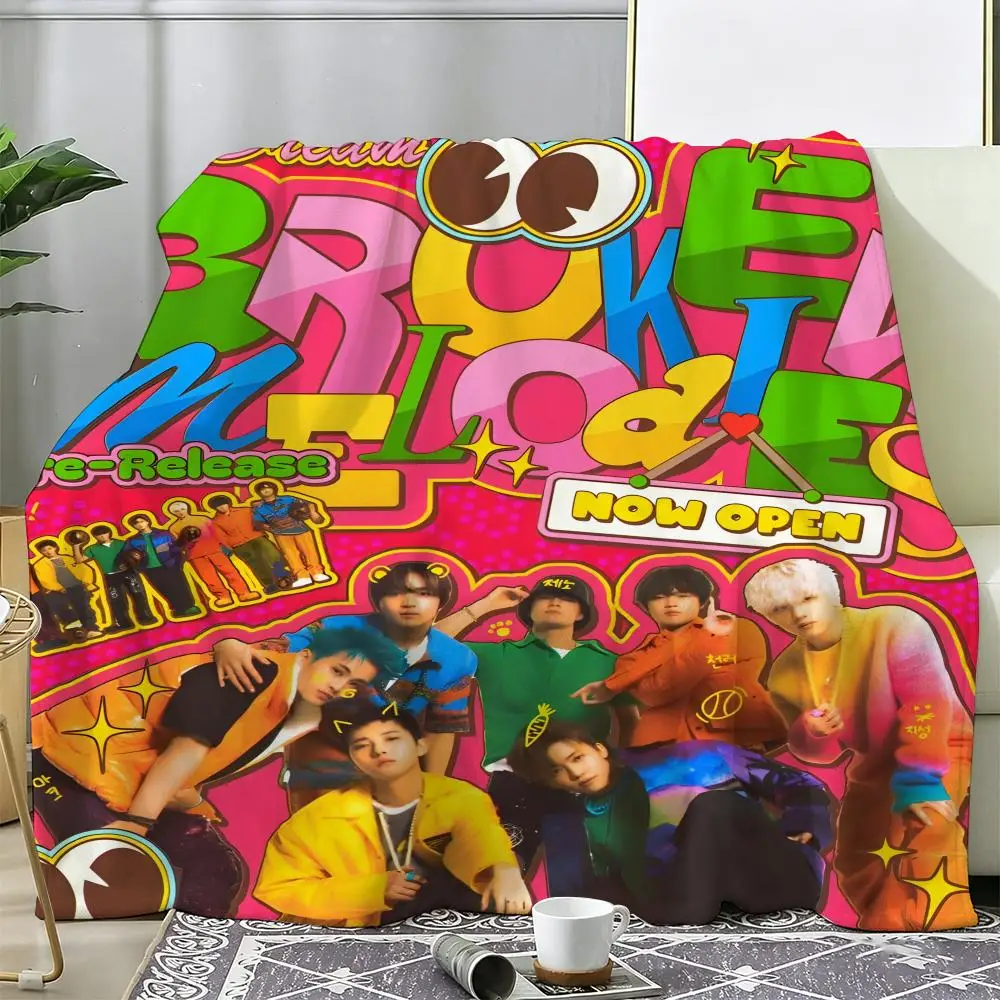 

Kpop N-NCT Throw Soft Warm Flannel Fleece Throw Blanket, Cozy Plush for Sofa Bed & All Seasons