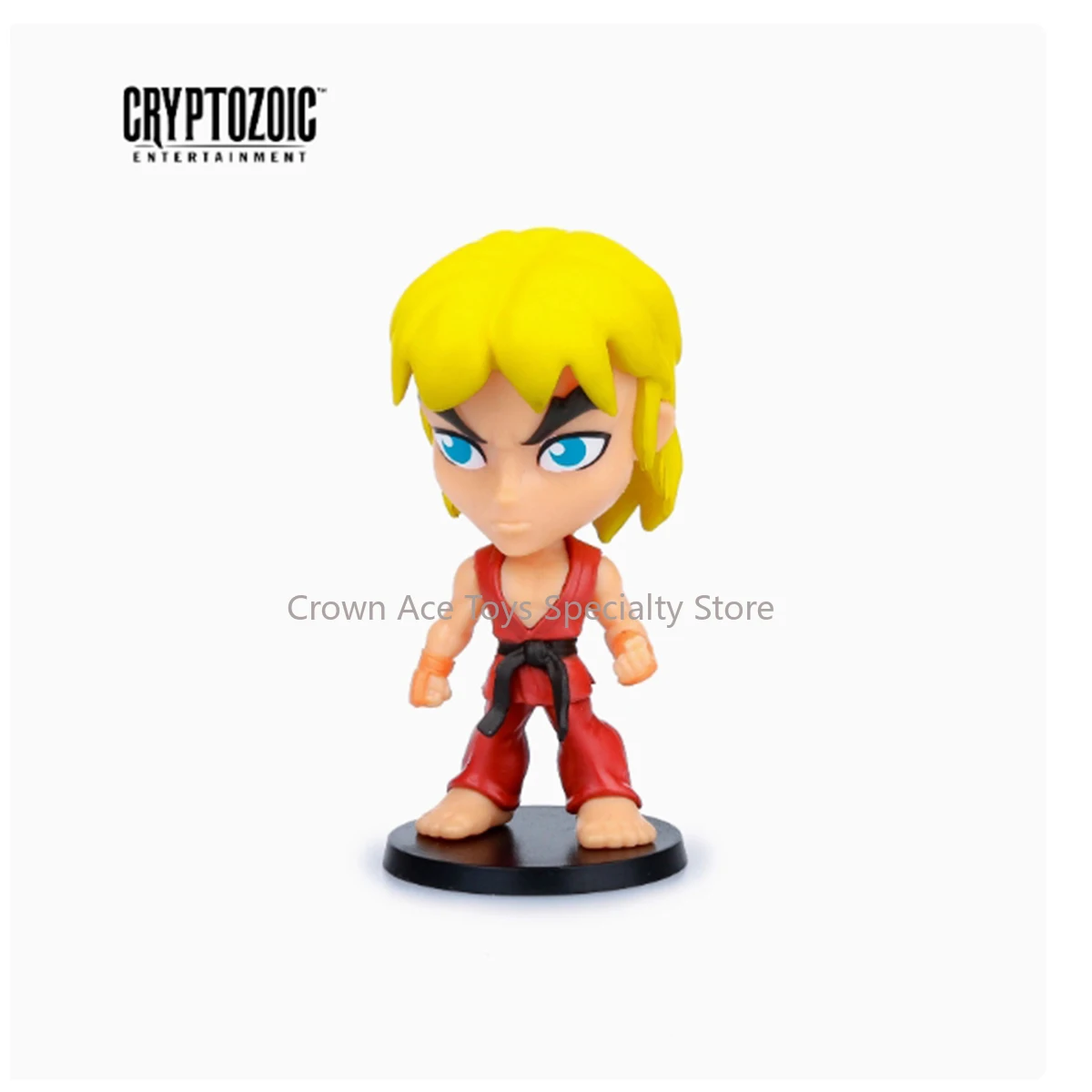 In magazzino Cryptozoic Street Fighter Ryu Ken Masters Chun-Li Blanka Zangief Blind Box 3in Cute Action Figure regalo giocattolo da collezione