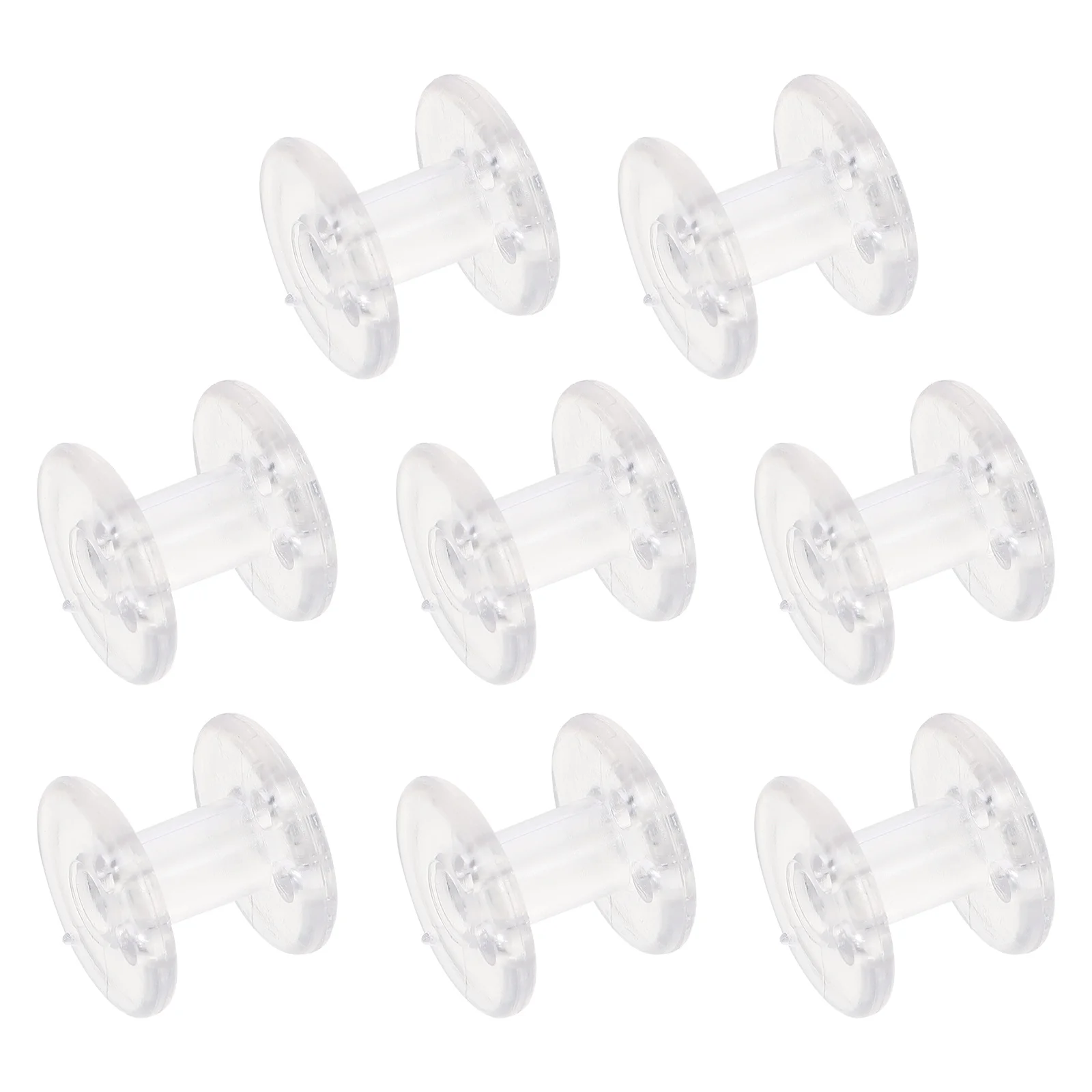 

8pcs Pleated Shade Hold Downs Spool Tensioner Transparent For Rv Window Covering Hardwares Cord Retainer Spools