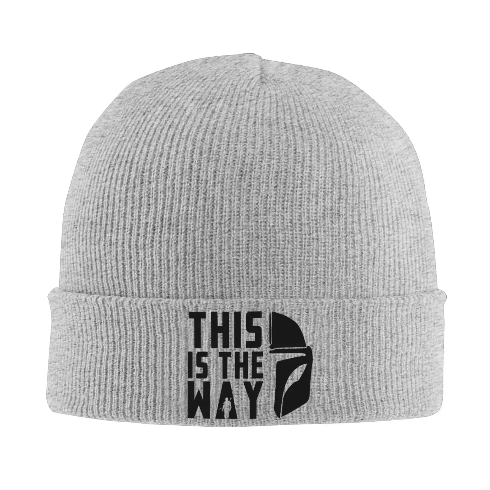 The Mandalorian This Is The Way Etsy Gorro de punto cálido Gorro de hip hop Gorro Otoño Invierno Gorros para exteriores Sombreros para hombres Mujeres Adultos