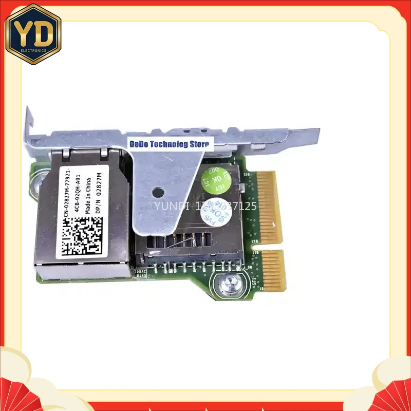 YD XCA+Remote Access Card for Dell IDRAC7 Express R320 R420 R520 T320 T420 2827M 02827M