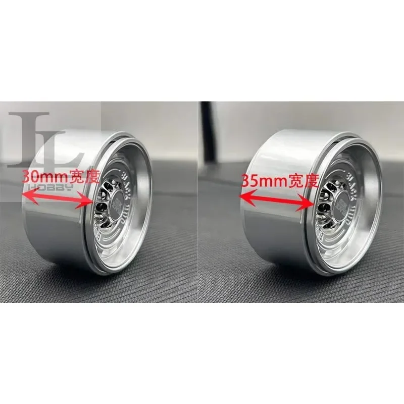 2-parowa piasta koła CNC Retro do samochodu gąsienicowego 1/10 RC Traxxas TRX4 SCX10 Tank 300 rhino Łatwa do sterowania