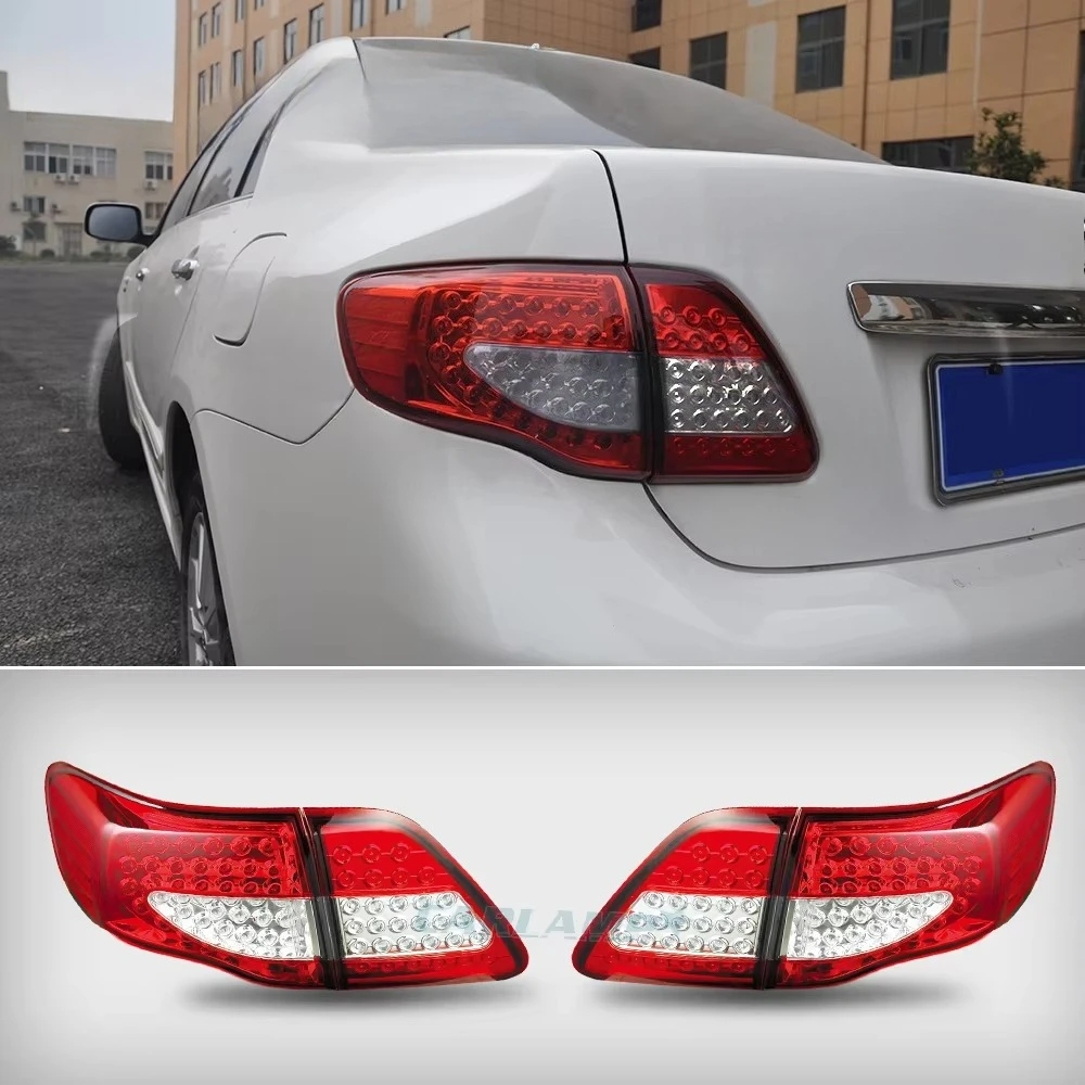 Plug And Play Full LED Taillights Fit Toyota Corolla 2008-2011, Matches Vehicle Installation Positions For Easy Installation