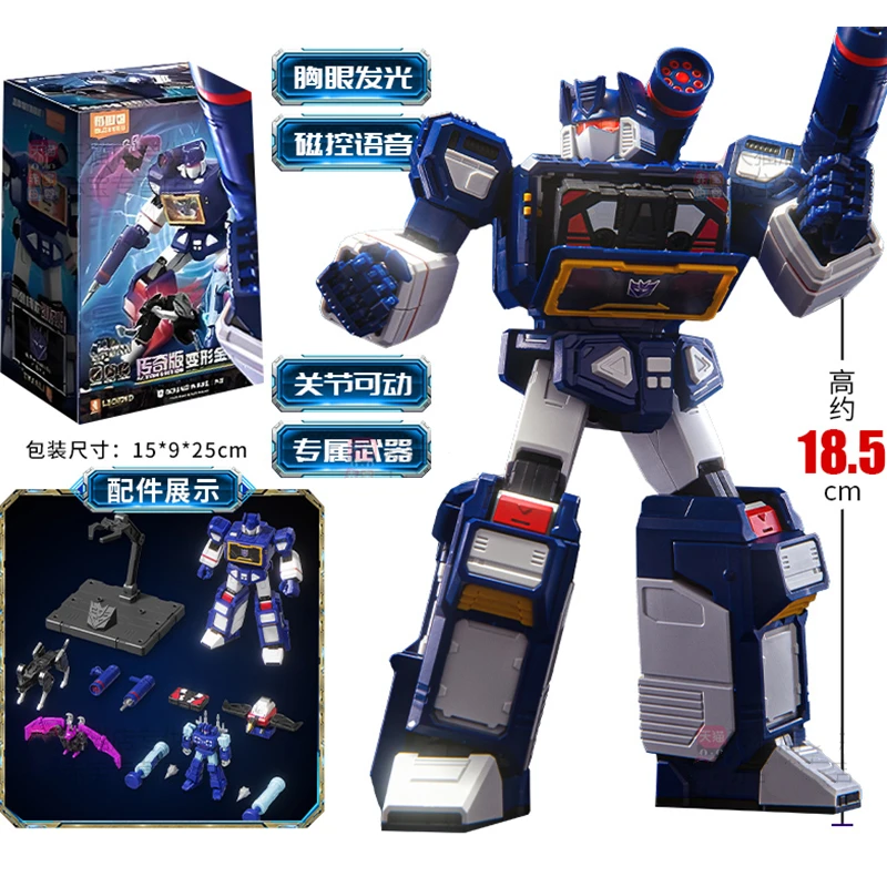 18.5CM BLOKEES Originele Transformers TARN Soundwave Orion Pax Optimus Prime IDW ACTION EDITION Decepticons Action Figure Speelgoed