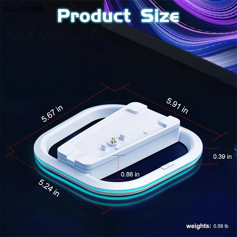 PS5/PS5slim PS5 PRO Digital DISC Drive Game Console Dock PS5slim Console With RGB Flash Light Holder