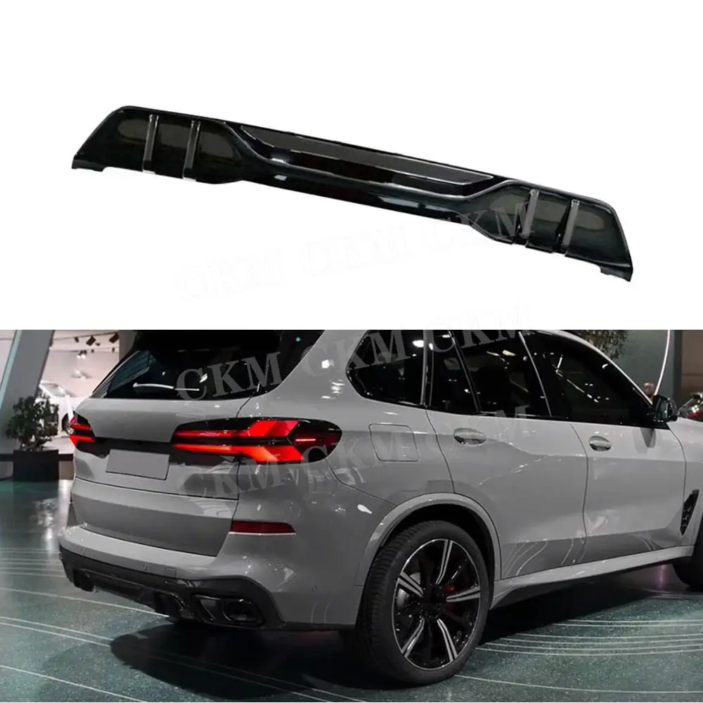 

Задний бампер из углеродного волокна, диффузор, спойлер для BMW X5 G05 M Sport 2019+, черный ABS, комплекты кузова, аксессуар, задний защитный диффузор