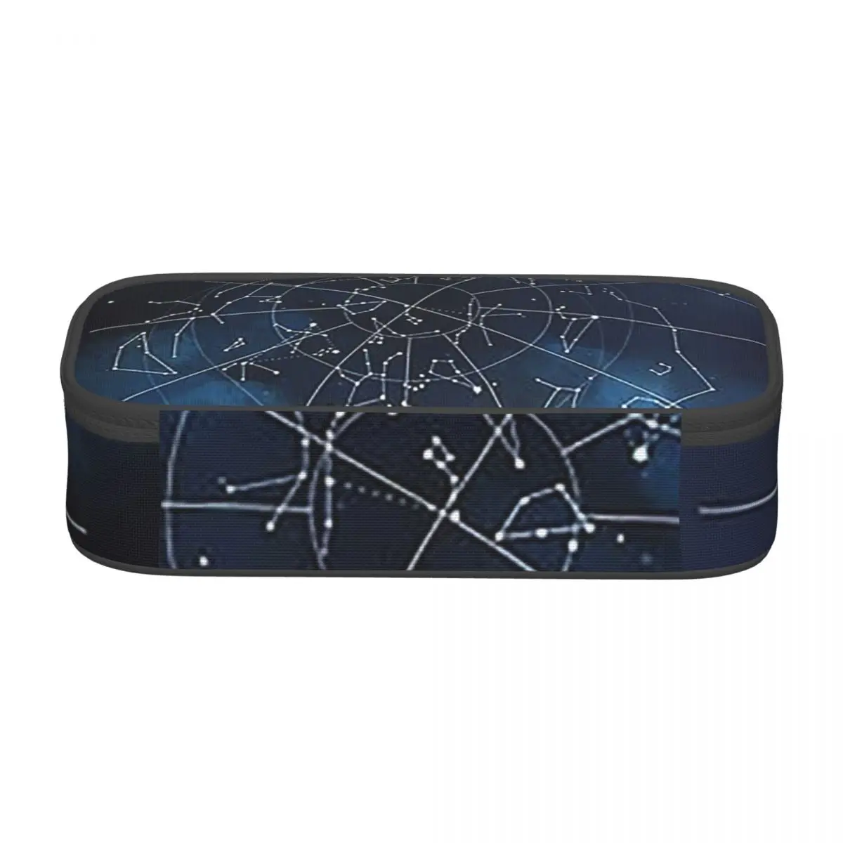 Zodiac Constellations Space Pencil Cases for Student Pen Box Pencil Bag Large Storage Pencil Pouch Pen Holder