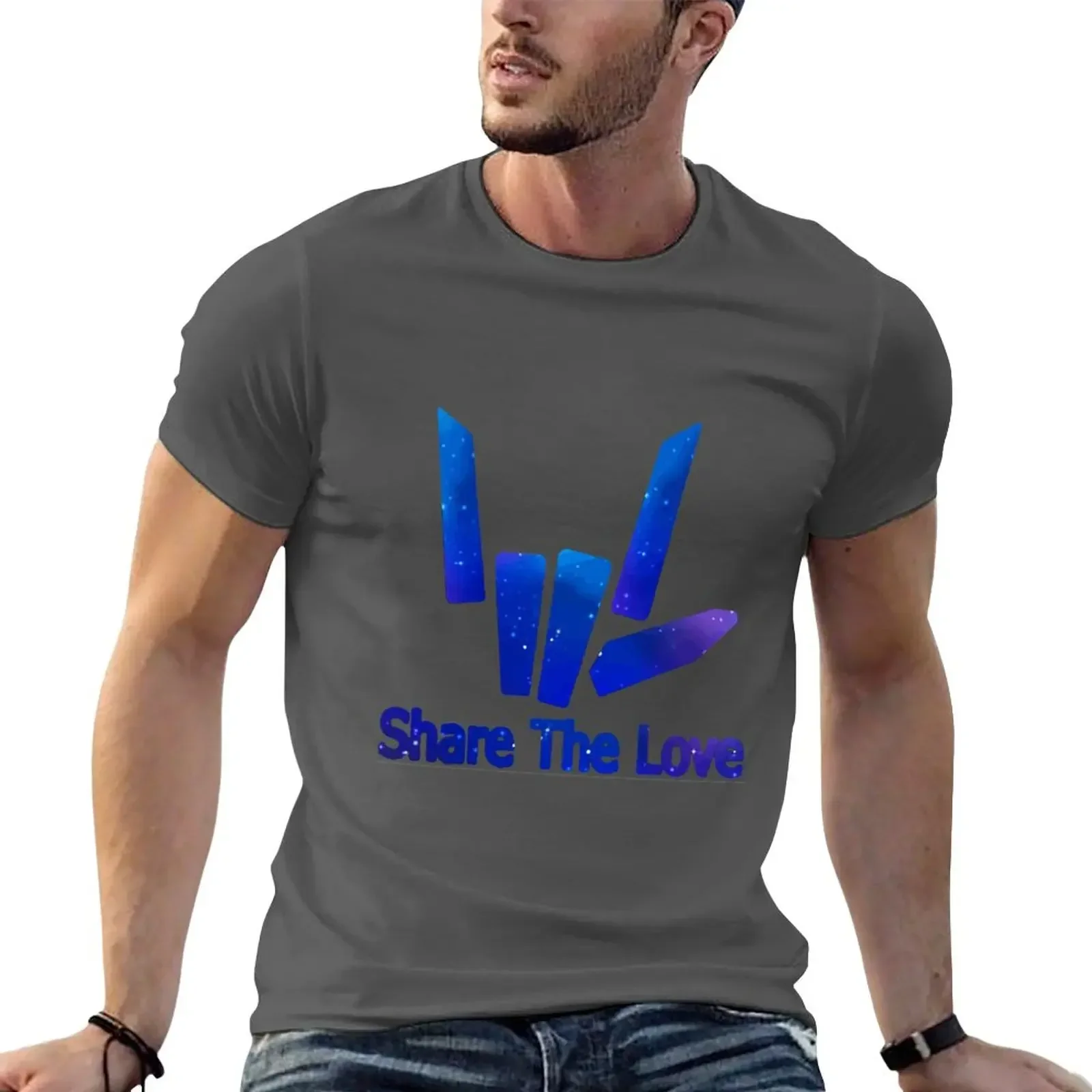 Ragazzi bianchi ragazzi stampa animalier abbigliamento vintage per uomo bambini condividi The Love Galaxy Logo Stephen Sharer t-shirt manica corta