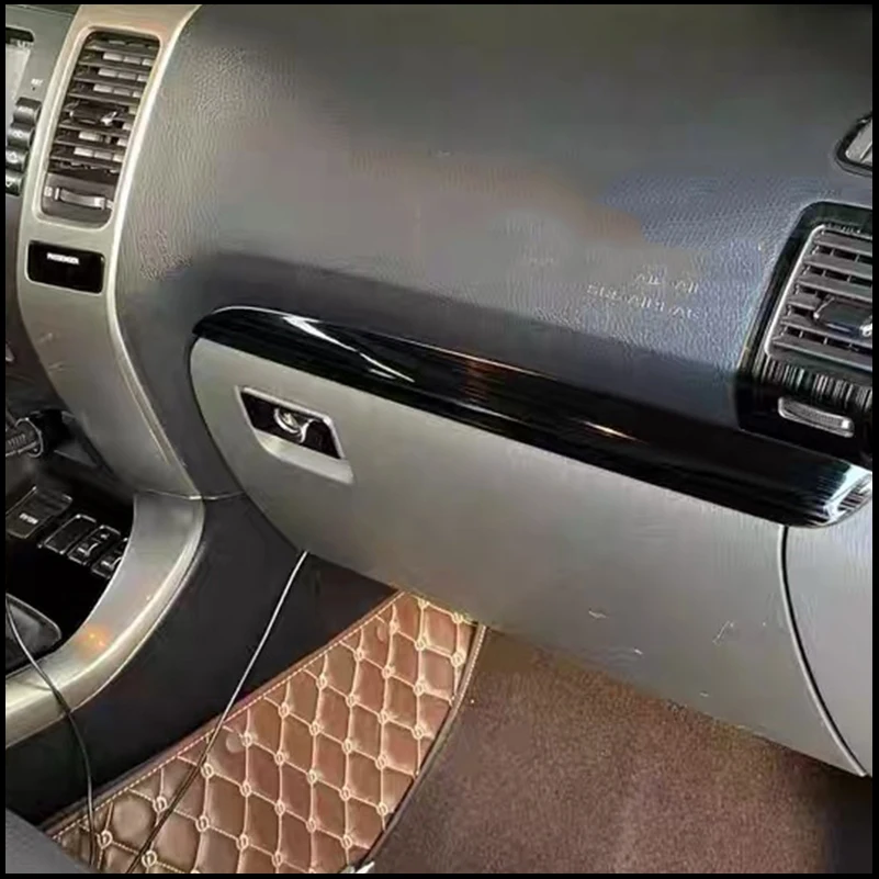 For Toyota Land Cruiser Prado LC120 FJ120 2003~2009 Center Control Dashboard Decoration Frame Cover Trim Car Styling Accessories