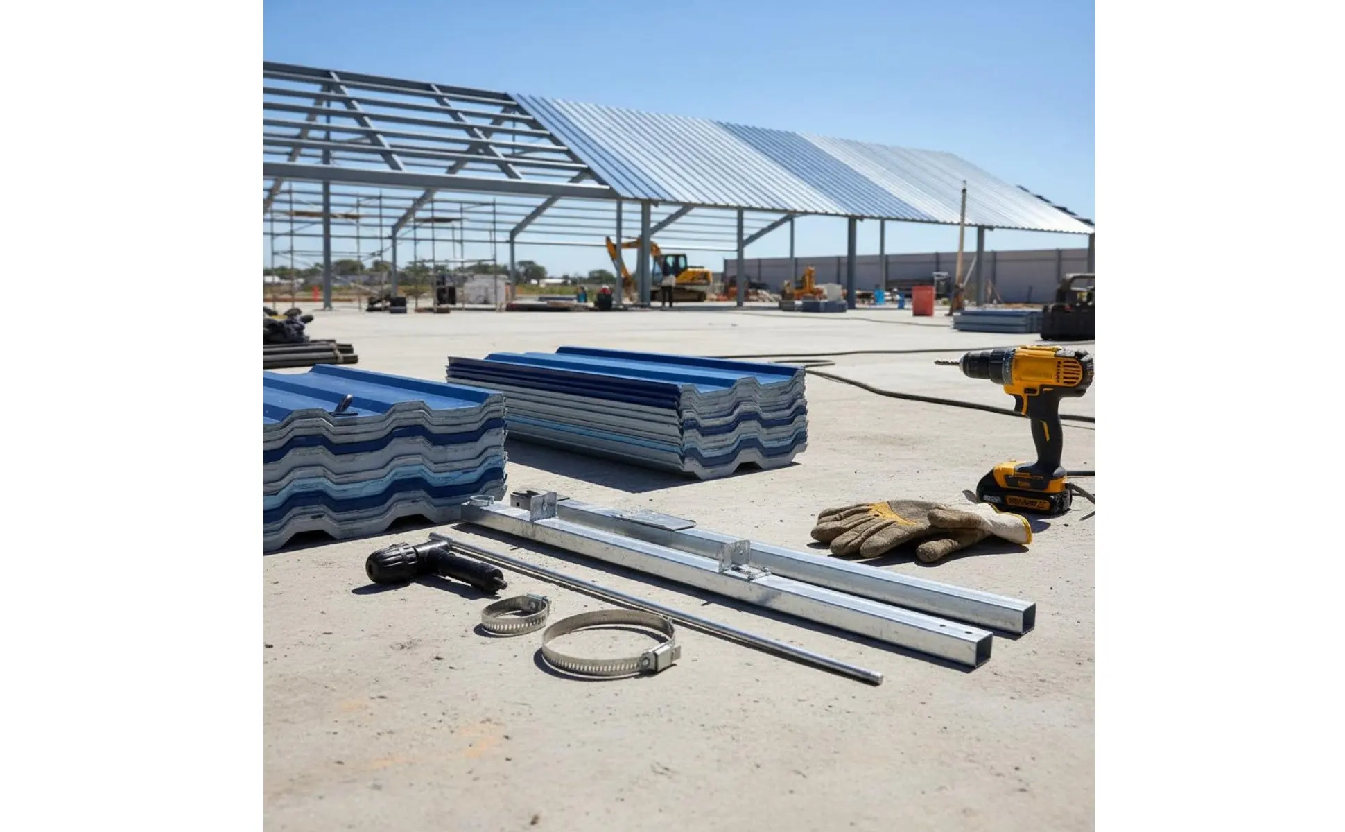 Corrugated Roof Drill Attachment Long Reach Roof Screw Driver Hand Tools Easy Installation Construction Hardware for Roofing Corrugated Roof Drill Attachment Long Reach Roof Screw Driver Hand Tools Easy Installation Construction Hardware for Roofing