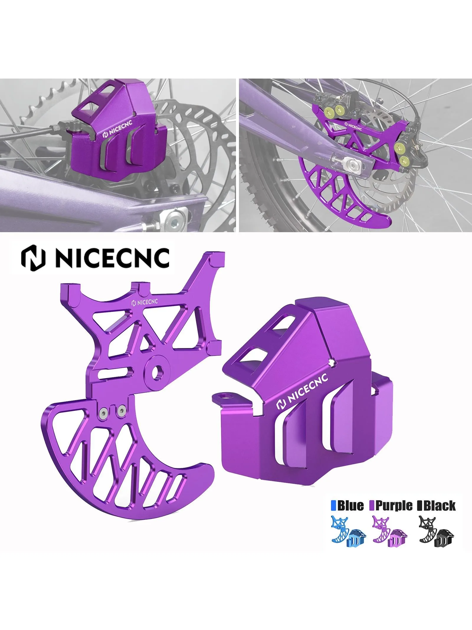 AliExpress NICECNC For Surron light bee X S L1E 2024 2025 Segway X160 X260 Sur-ron Electric Bike Rear Brake Disc Guard & Rear Brake Caliper Guard