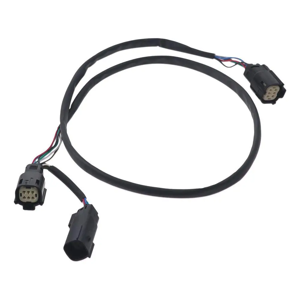 Black CD-TP-QD-14 Polyvinyl Chloride (PVC) Cable Length: 92cm(36.22in) Wiring Harness Tour Pack For Harley Tour Pak 2014-2022