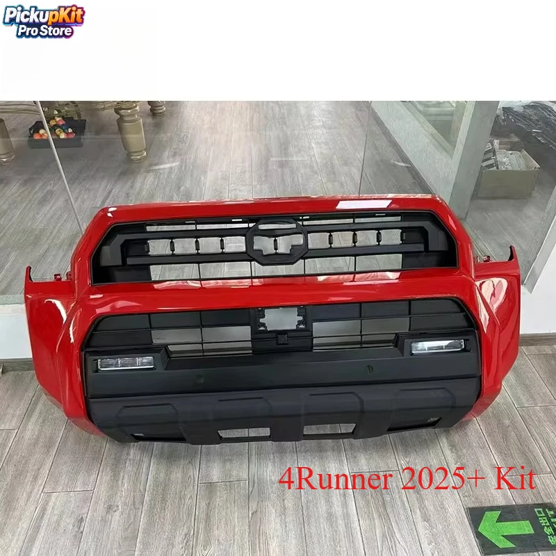 

Самый продаваемый комплект для 4Runner 2025+: матовая черная решетка радиатора из АБС-пластика, стальной передний бампер-защита для бездорожья