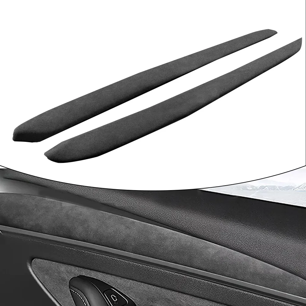 Suede Interior Door Panel Cover Trim for Tesla Model for 3 Y Designed for Accurate Fit for across 2017 2018 2019 2020 2021 2022
