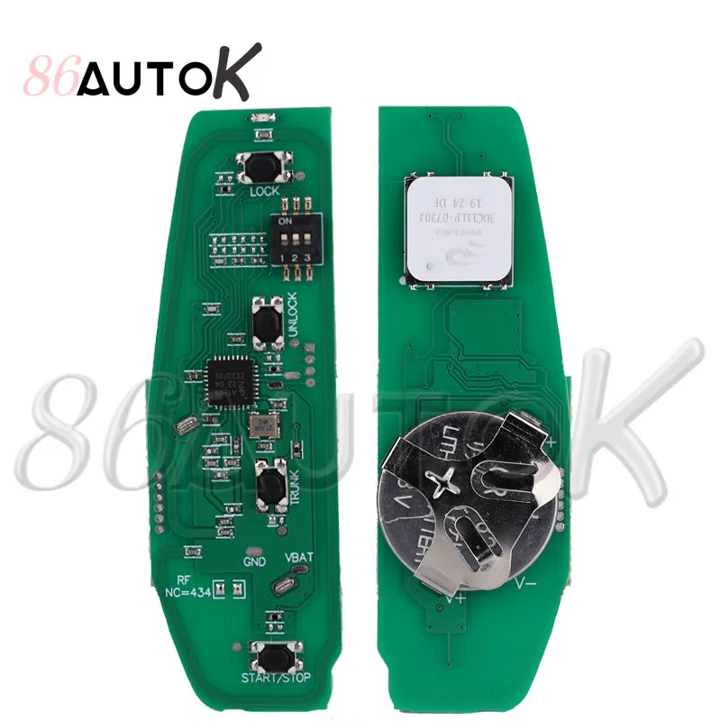 Auto Smart Remote Key 433,92 MHz ID46 Chip für BYD Qin PLUS DM-i Qin PLUS EV Yuan PLUS SONG Keyless Go K2TF4-41A-F4AT Auto Schlüssel