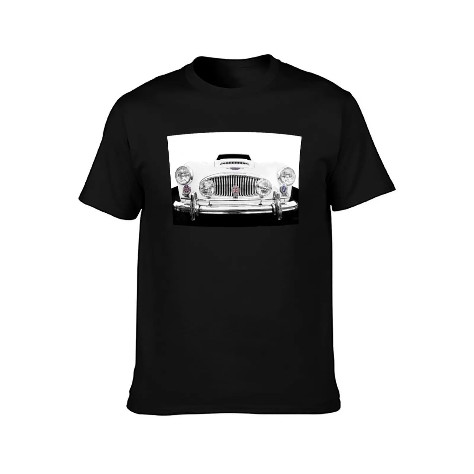 Austin Healey 3000 - high contrast T-Shirt Vintage Print Crew Neck Tee