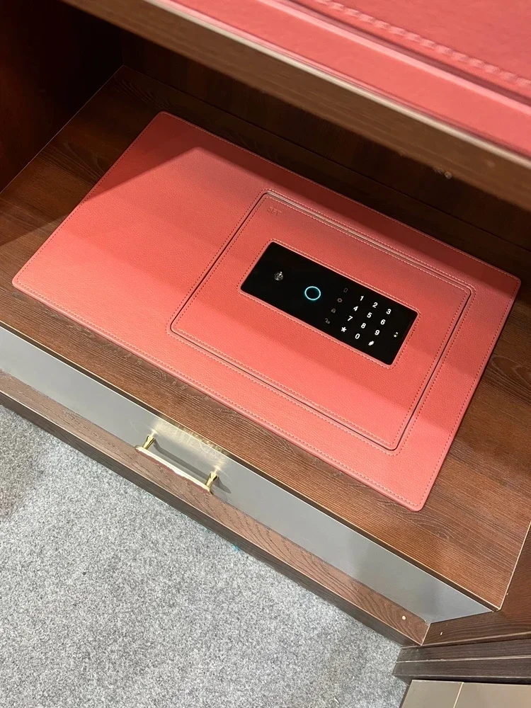 

For Wardrobe Embedded Safe Fingerprint Identification Password Intelligent APP Unlocking All-steel Flip-up Safe Household Small