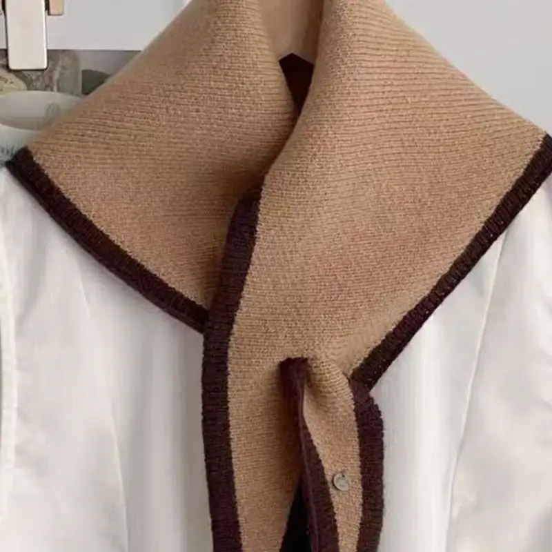 

31BF Cosy Winter Scarf Breathable Wool Blend For Lady Women Cold Weather