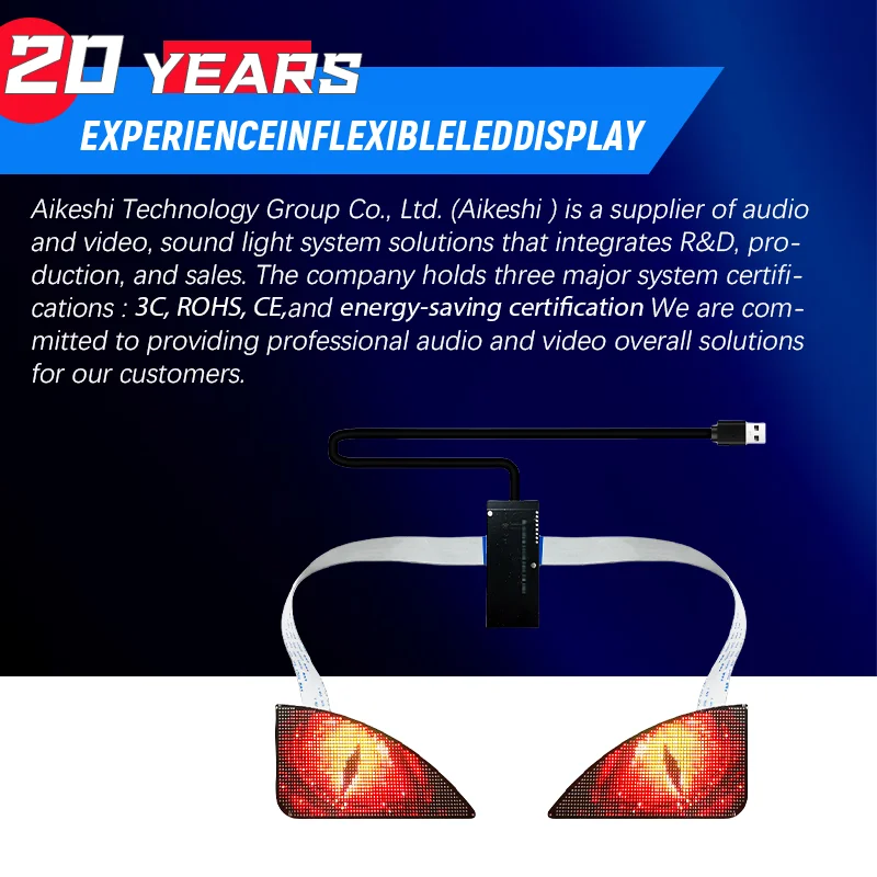 علامات سيارة LED صغيرة علامة رقمية LED مرنة للتحكم في تطبيق بلوتوث علامة LED قابلة للبرمجة