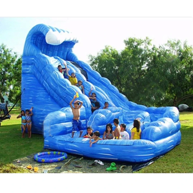 Inflatable Water Slide Customizable Amusement Park Inflatable Slide For Outdoor Fun play