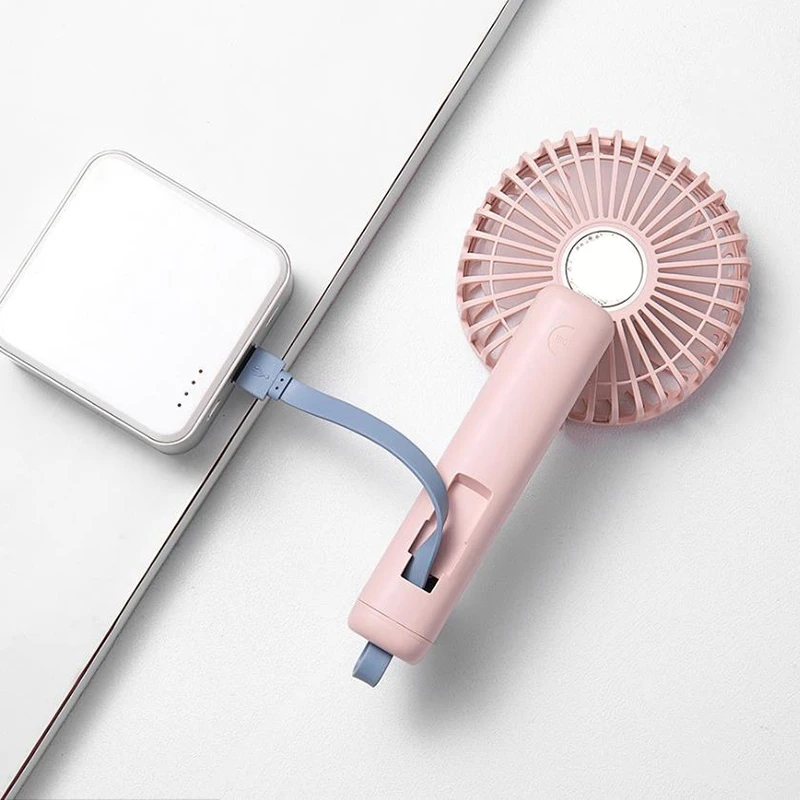 Hot New Handheld Small Fan Mini USB Charging Small Fan Gift Desktop Dormitory Small Fan