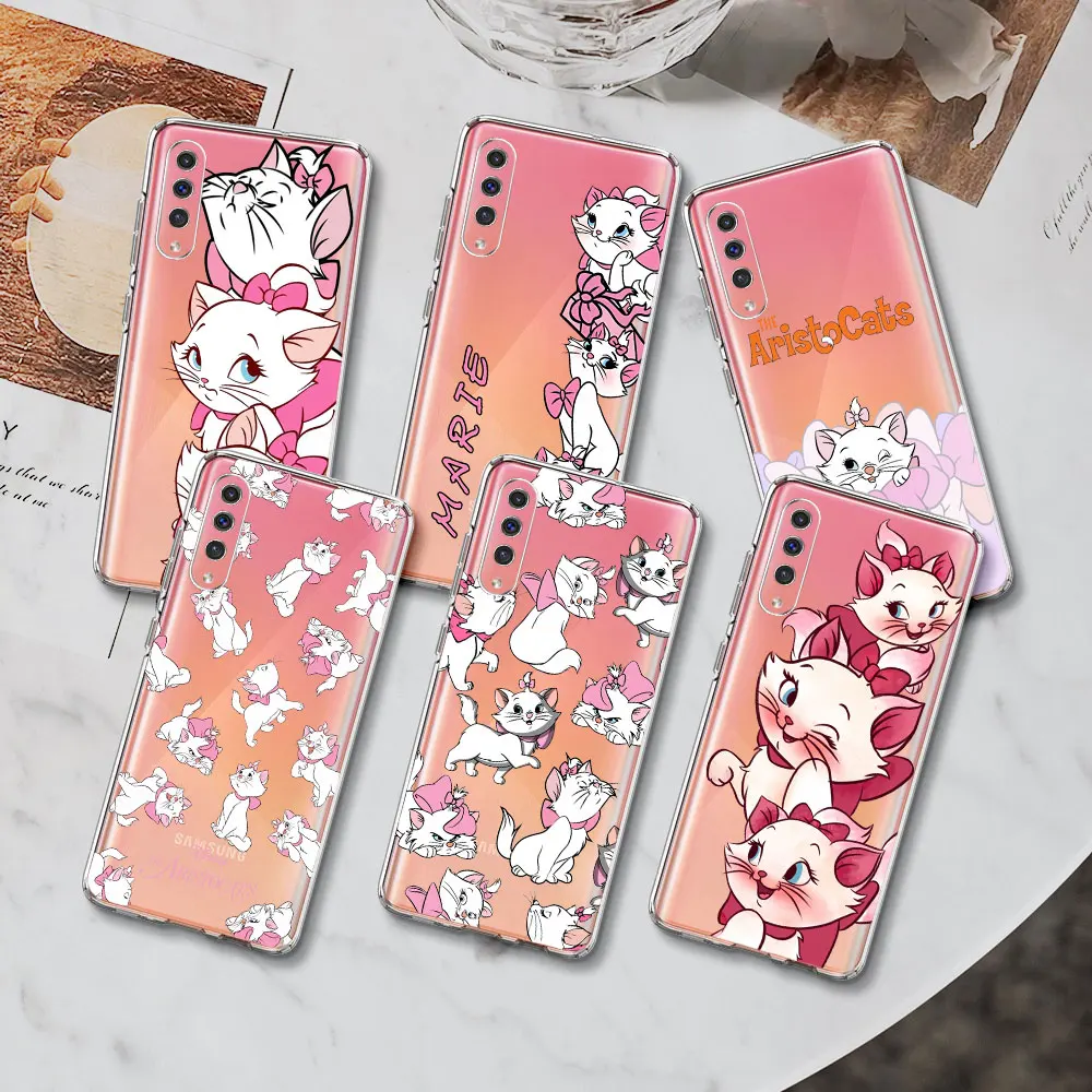 Чехол Disney Marie Cat с рисунком для Samsung Galaxy A40 A70 A70s A10s A20e A30s A50 A50s A6 A10 A7 A8 S20s A6 Мягкий чехол из ТПУ для телефона