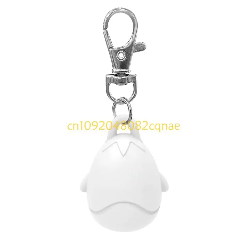 Colorful Silicone Lip Gloss Keychain Cap Cosmetic Protector Cartoon Design