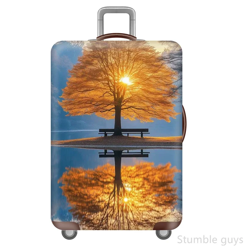 

Durable Stretchy Luggage Protector Cover Anti-Dust Protective Suitcase Sleeve Reliable Fits 18 To 32 Inch Luggage