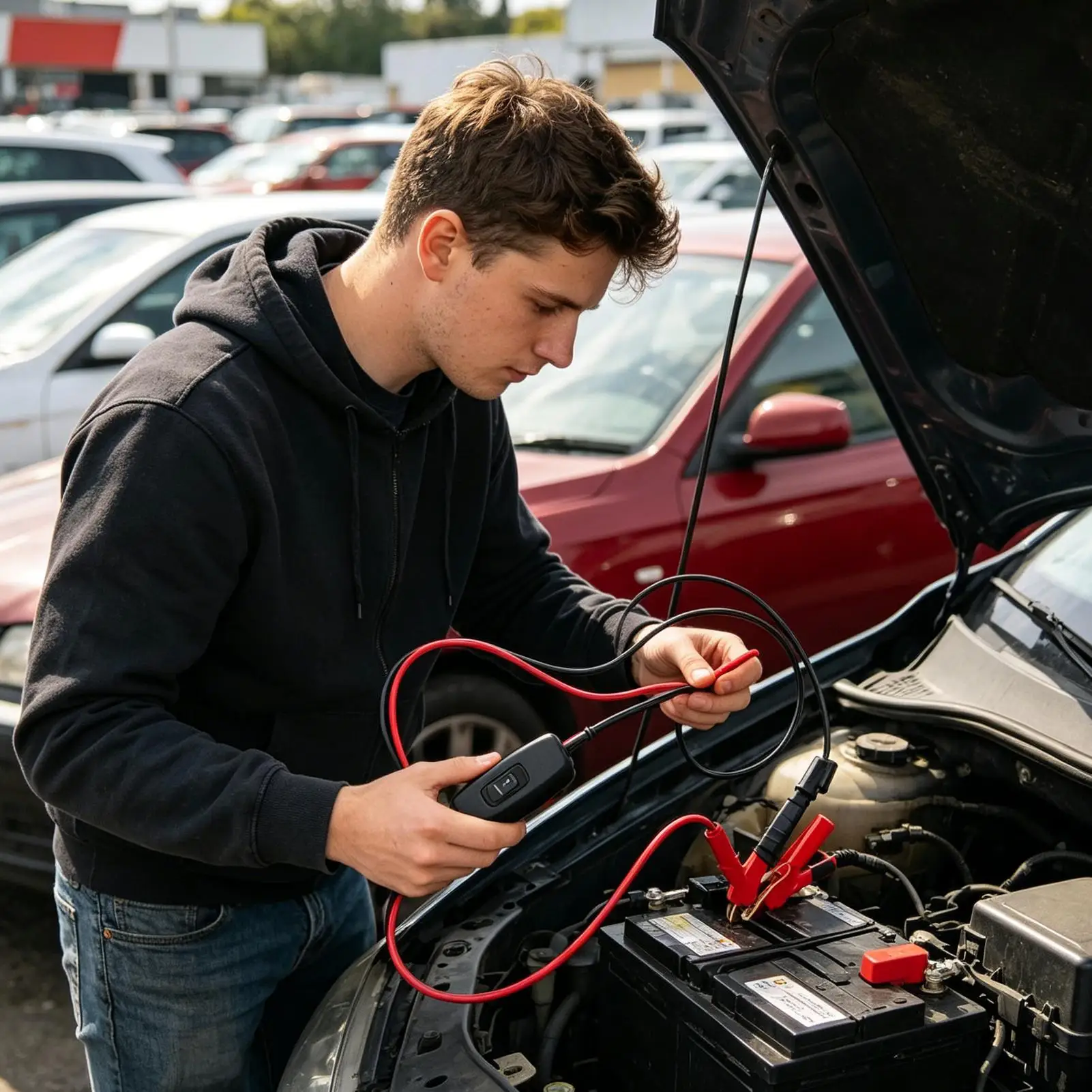 

Auto Electrical Testing Device Testing Portable Accurate Device Tool Tester Tool For Automotive For Repair Auto Automobile