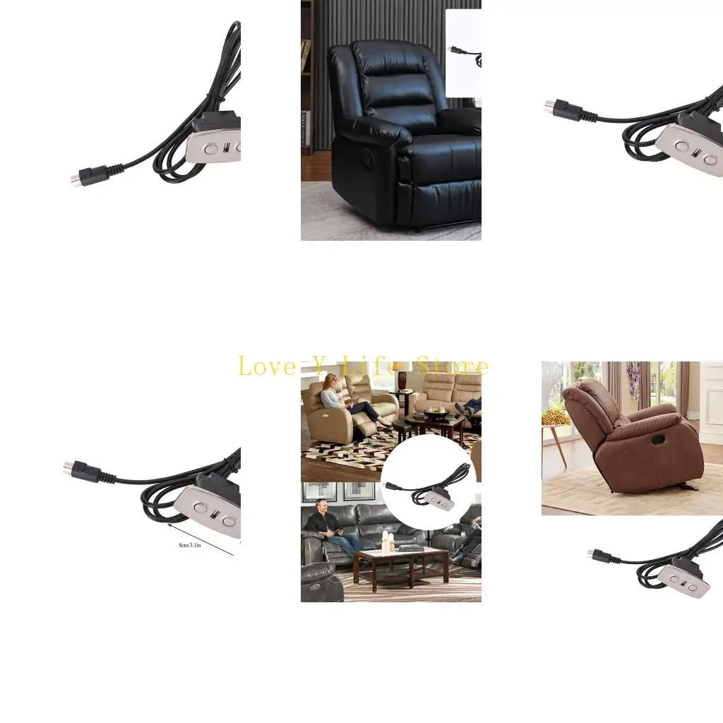 

L74C Portable 5 Pin Actuator Controllers Including USB Power Ports for Seamlessly Motor Integration and Easy Charging