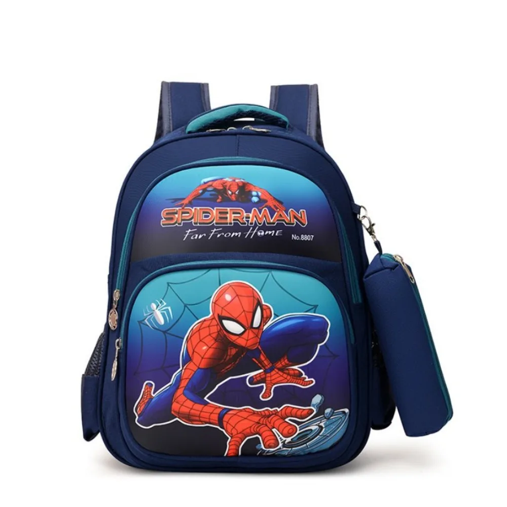 

Marvel Spider Man Cool Children School Bags Detail Control High Quality Comfortable Lightweight Children in Grades 1-5 Backpacks