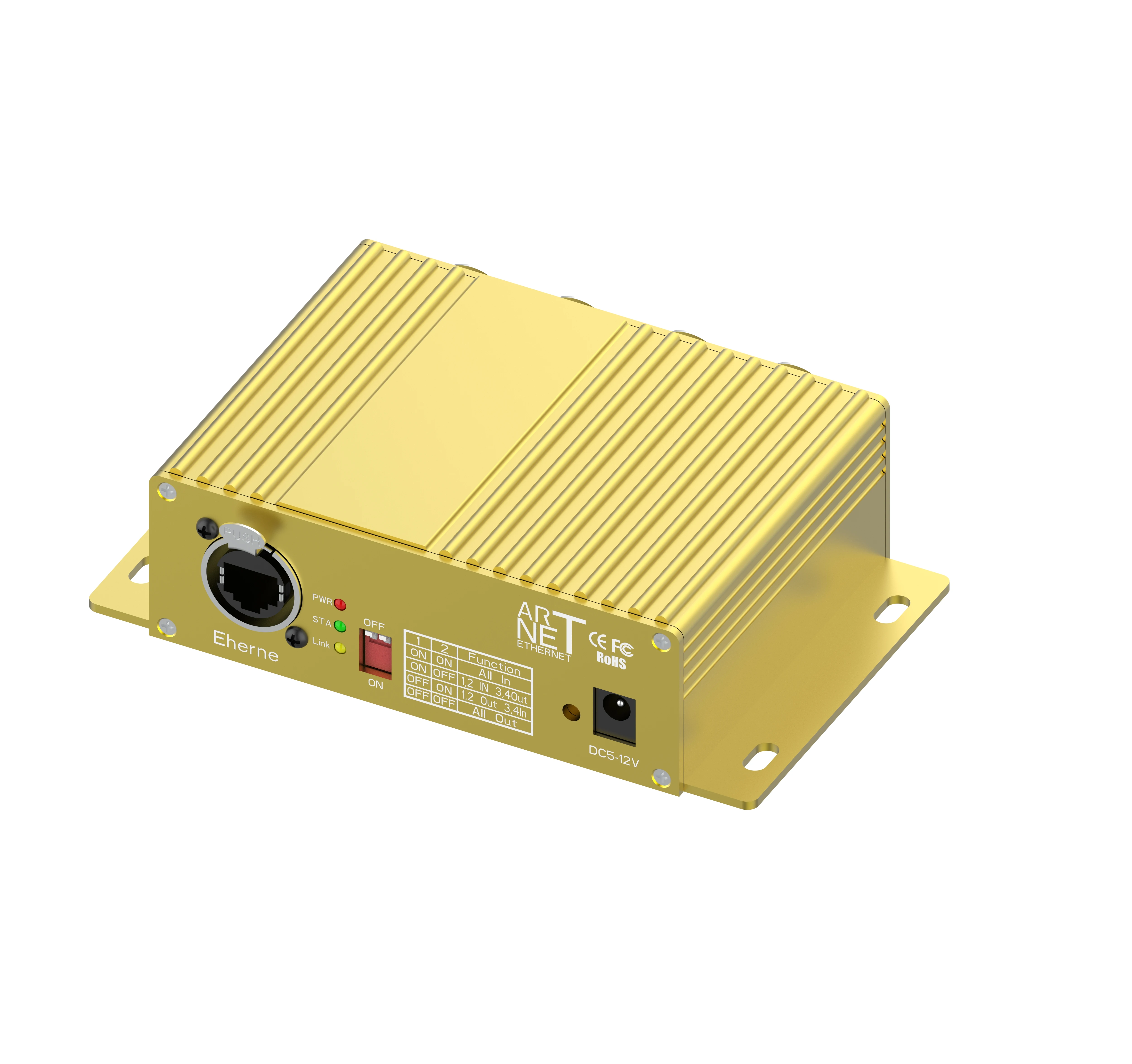 ARTNET DMX 2048 صندوق الشبكة وحدة تحكم البوابة إيثرنت إلى DMX 512 عقدة Artgate Artnet لتركيبات إضاءة المسرح