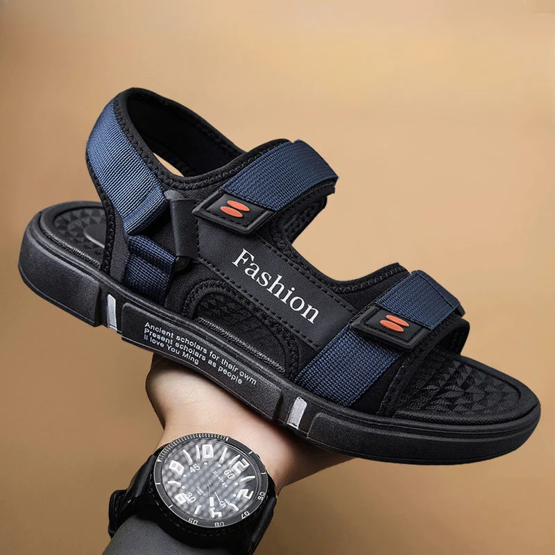 Indoor Ankle Wrap Male Shoe Height Beach Slippers Men\'s Sandal with Platform Open 2024 Styles New Design Eva Stylish Arrival V